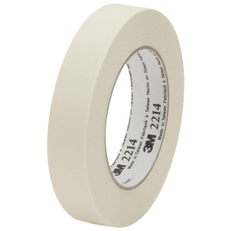 3M 3/4'' x 60 yds. 3M 2214 Masking Tape, 12PK T934221412PK